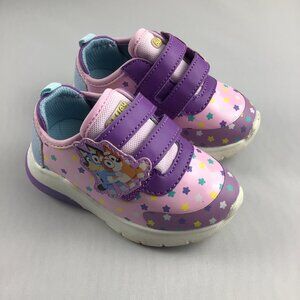 Bluey Girl Light up shoes pink/purple Size 7 Toddler